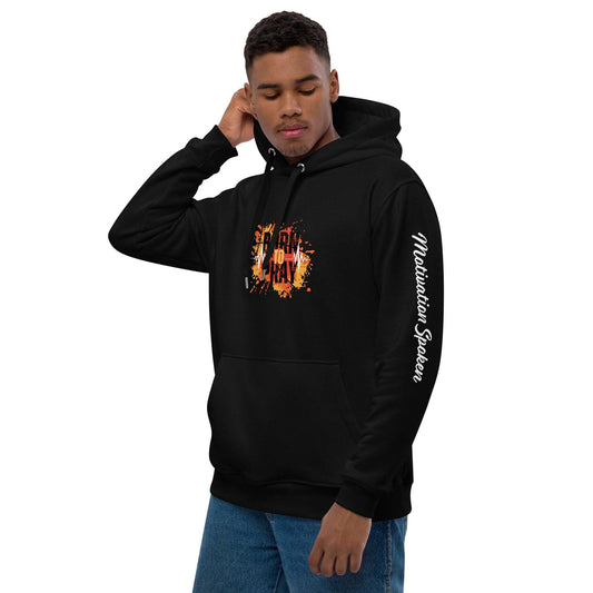 Premium Born to Pray eco hoodie.