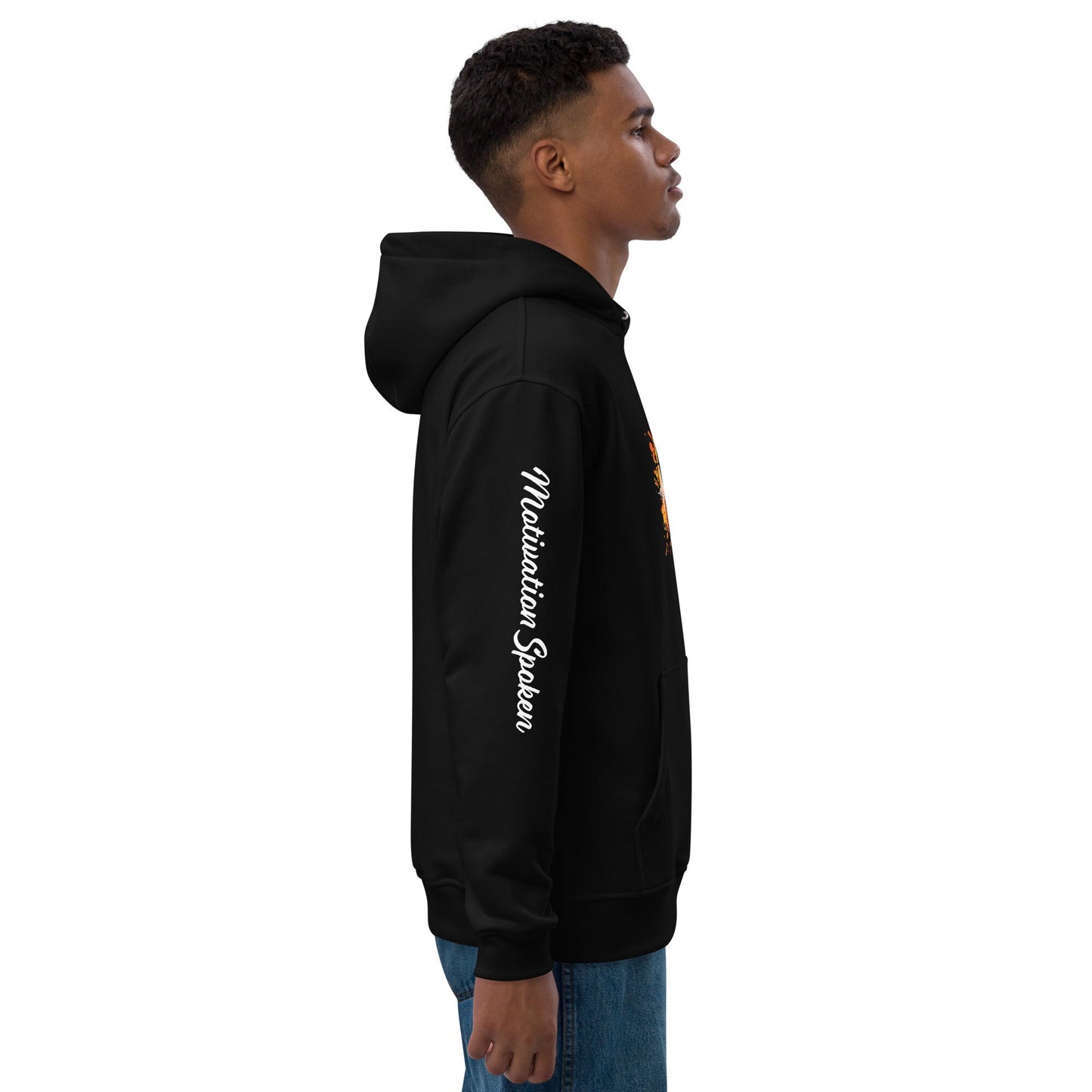 Premium Born to Pray eco hoodie.